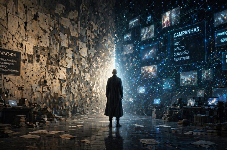 Entenda a diferença entre conteúdo always-on e campanhas nas redes: quando usar cada um, exemplos e um checklist para decidir com clareza.