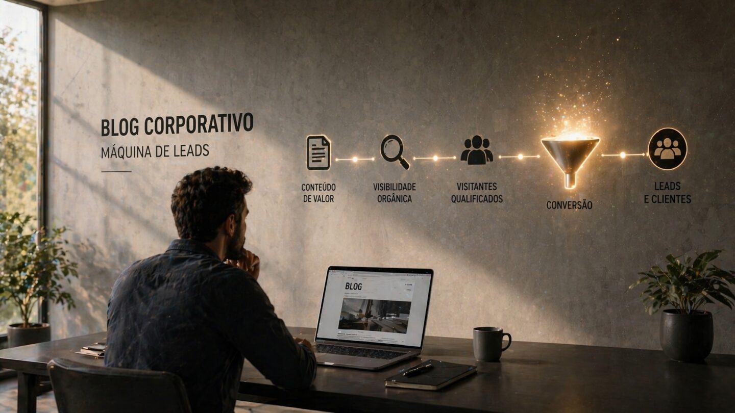 Blog corporativo para gerar leads: o que funciona de verdade