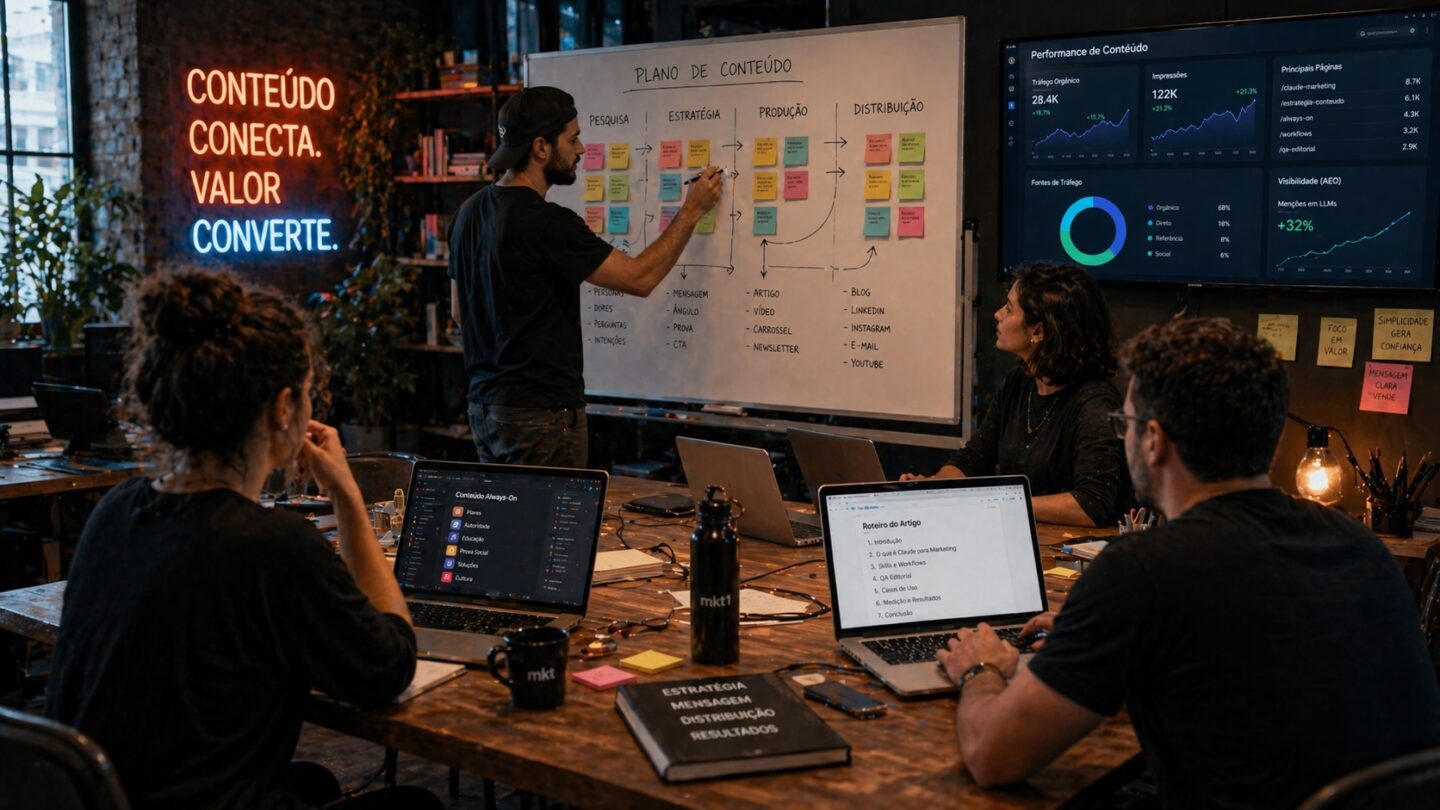 Claude para marketing: como montar um sistema de skills